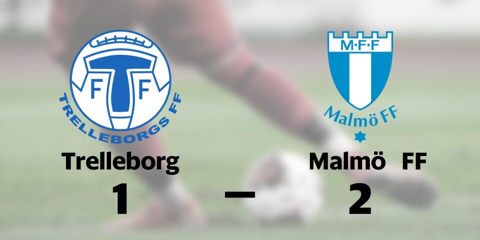 Malmö FF vann på bortaplan mot Trelleborg