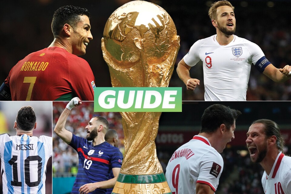 Guide till fotbolls-VM i Qatar 2022.