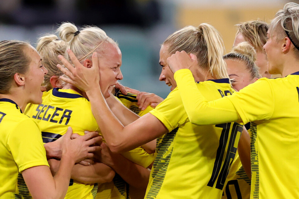 Det svenska landslaget vill spela EM 2025 på hemmaplan. Arkivbild.