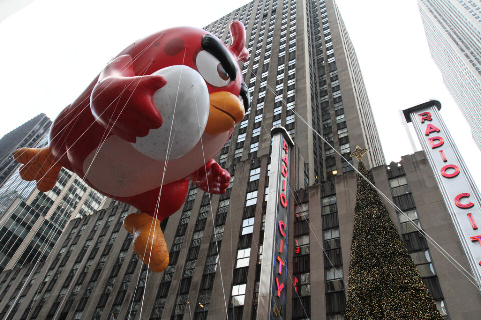 Angry Birds-utvecklaren Rovio redovisar lägre vinst. Arkivbild.