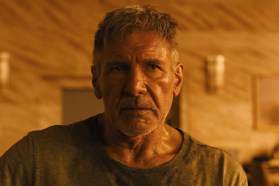 Harrison Ford som Rick Deckard i Blade Runner 2049. Foto: Alcon Entertainment/Warner Bros Pictures