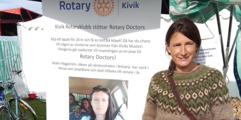 Malin Häggström, läkare i Brösarp, har arbetat för Rotary Doctors vid flera tillfällen i Kenya.