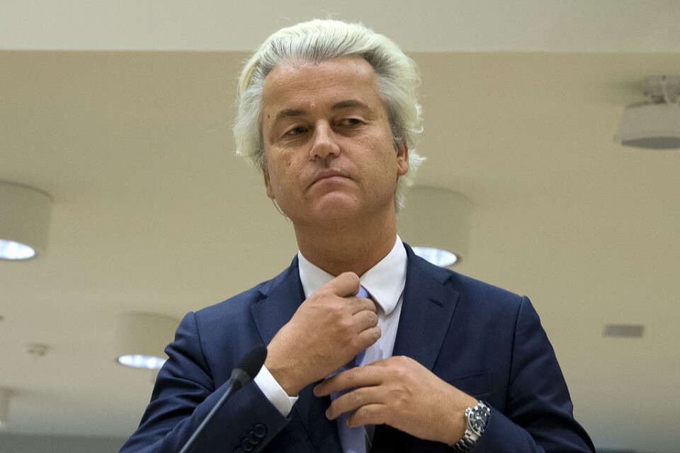 Den nederländske antimuslimske högerpopulisten Geert Wilders hade en gång en nära politisk vän – som nu har konverterat till islam. Arkivbild.