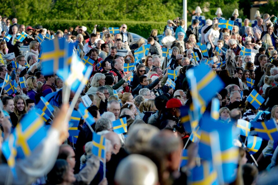 Nationaldagsfirande på Skansen 2012.