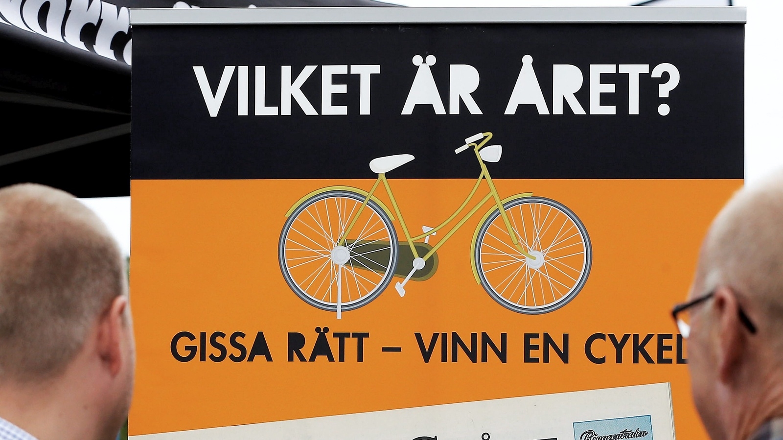 Det rätta årtalet på Norra Skånetidningen var 1973. Vinsten blev en cykel.FOTO: STEFAN SANDSTRÖM/Arkiv