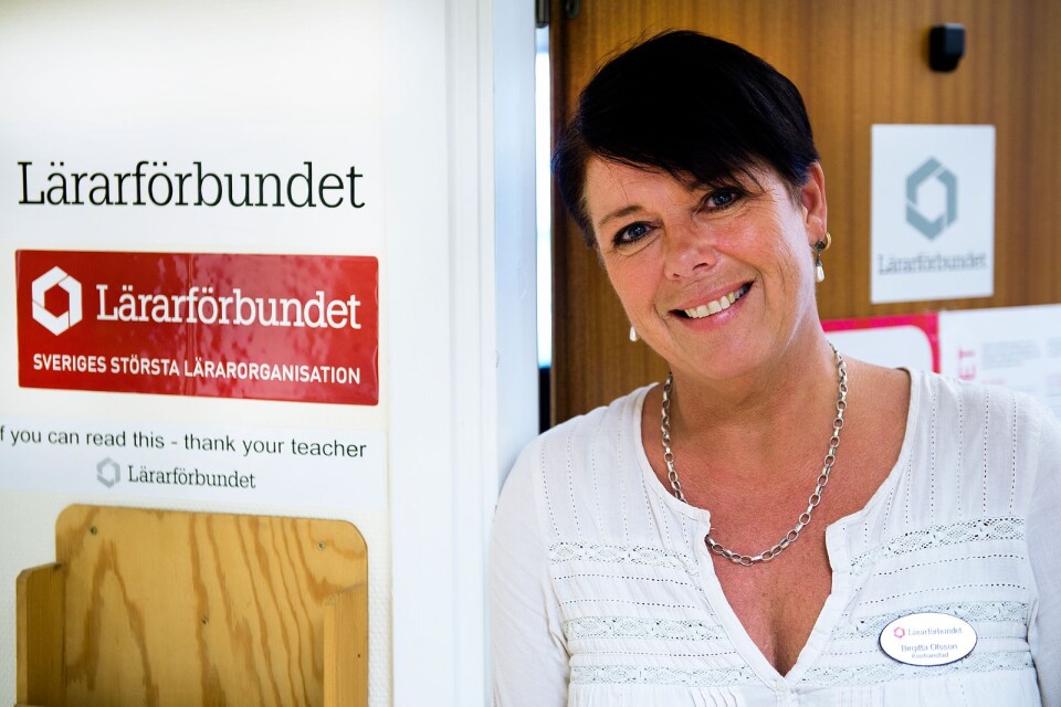 Birgitta Olsson, ordförande i Lärarförbundet i Kristianstad.