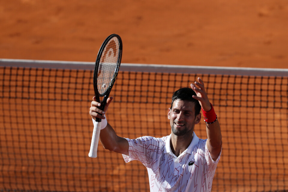 Novak Djokovic under Adria Tour. Arkivbild.