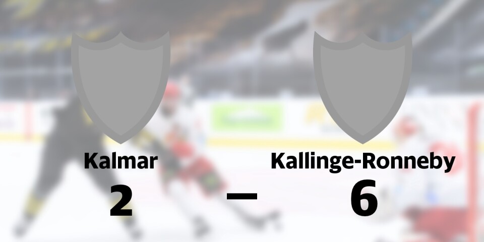 Seger för Kallinge-Ronneby i toppmötet med Kalmar