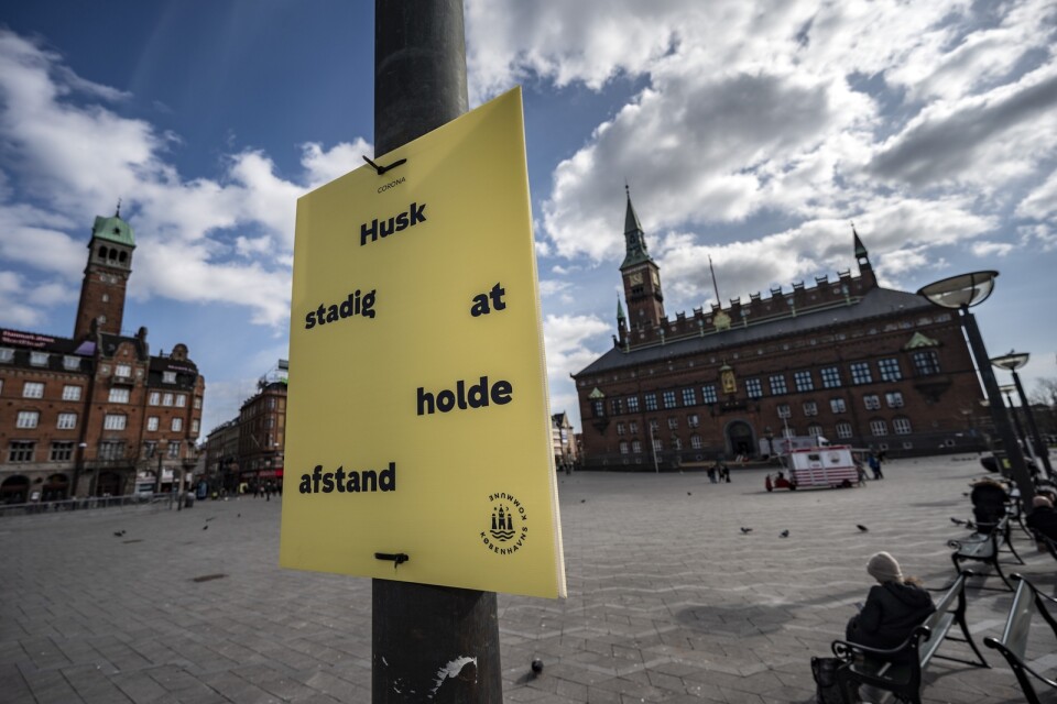 Rådhusplatsen i Köpenhamn lär bli lite mer folkfylld från nästa vecka. Bild från mars.