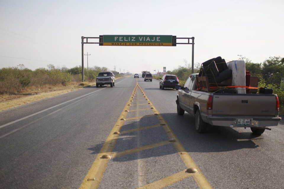 En bilväg i delstaten Tamaulipas där olyckan ägde rum. Arkivbild.