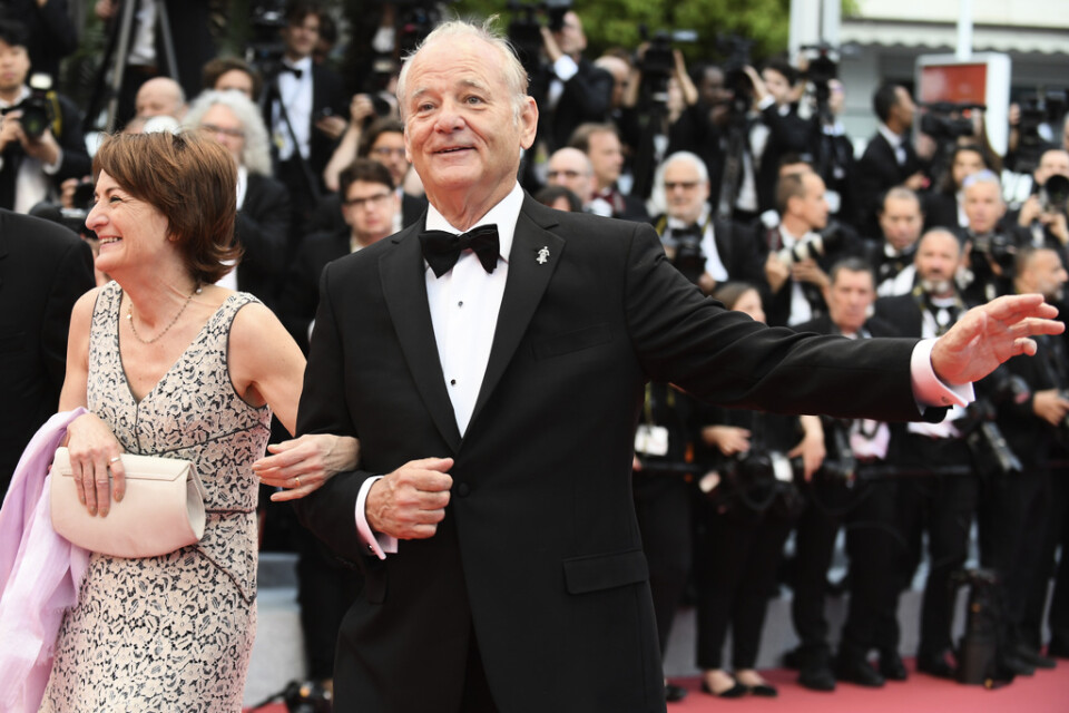 Bill Murray dyker upp i Cannes i år igen med sin konsertfilm "New worlds, the cradle of a civilization". Arkivbild.