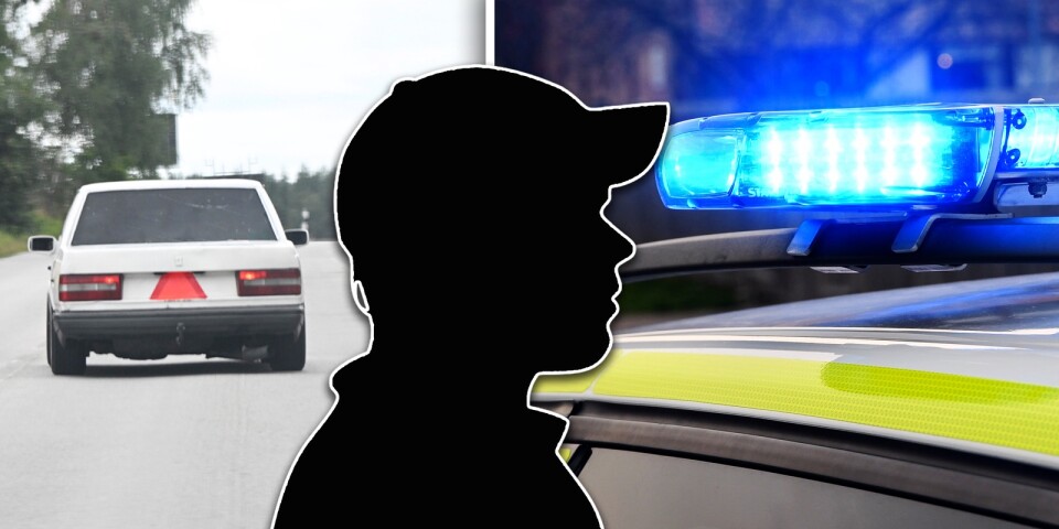 En A-traktor togs i beslag av polisen efter en singelolycka i Hökerumstrakten under helgen. Föraren, en kille i tonåren, misstänks för olovlig körning.