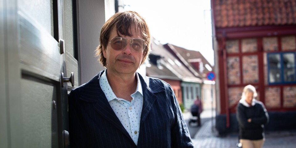 Jan Lundgren, musiker från Ronneby men sedan flera år bosatt i Ystad.