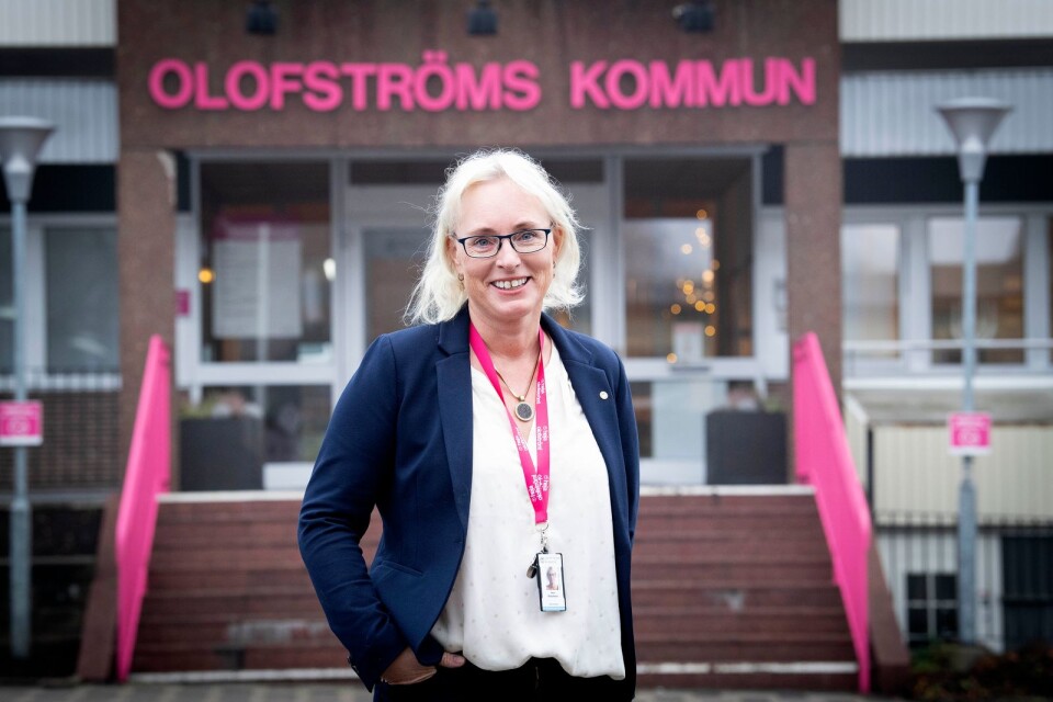 Iréne Robertsson älskar sitt jobb som kommunchef i Olofströms kommun.
