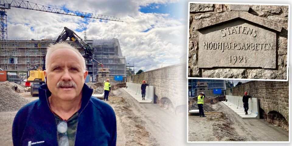 Ingrepp vid muren på Fredriksskans: ”Jättemånga frågar om valven”