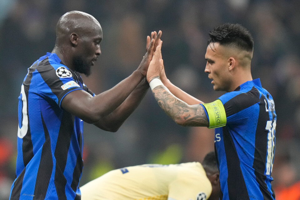 Inter har radat upp fem raka segrar inför det heta semifinalmötet med Milan i Champions League, mycket tack vare de här två herrarna. Anfallsduon Romelu Lukaku och Lautaro Martínez har tillsammans stått för tio av de senaste 14 målen. Arkivbild.