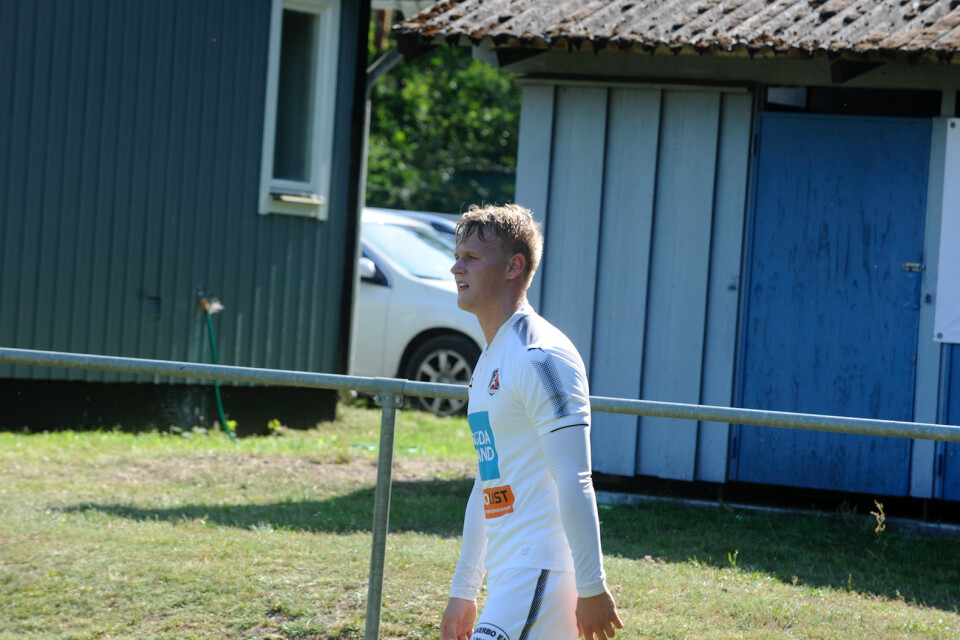Jakob Hultenius var Böda/Högbys bäste spelare i 2-2-matchen mot Möre senast. Nu ska laget försöka hitta tillbaka till vinnarspåret hemma mot Ljungbyholm.