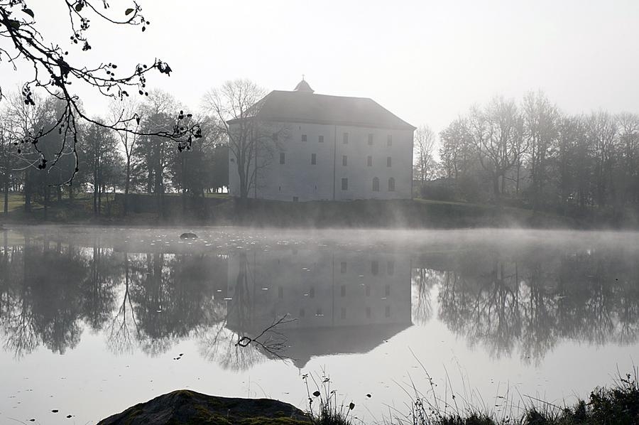 En höstbild från Torpa stenhus i oktober. Foto: Bo-Lennart Andersson