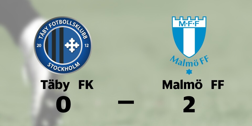 Malmö FF äntligen segrare igen efter vinst mot Täby FK