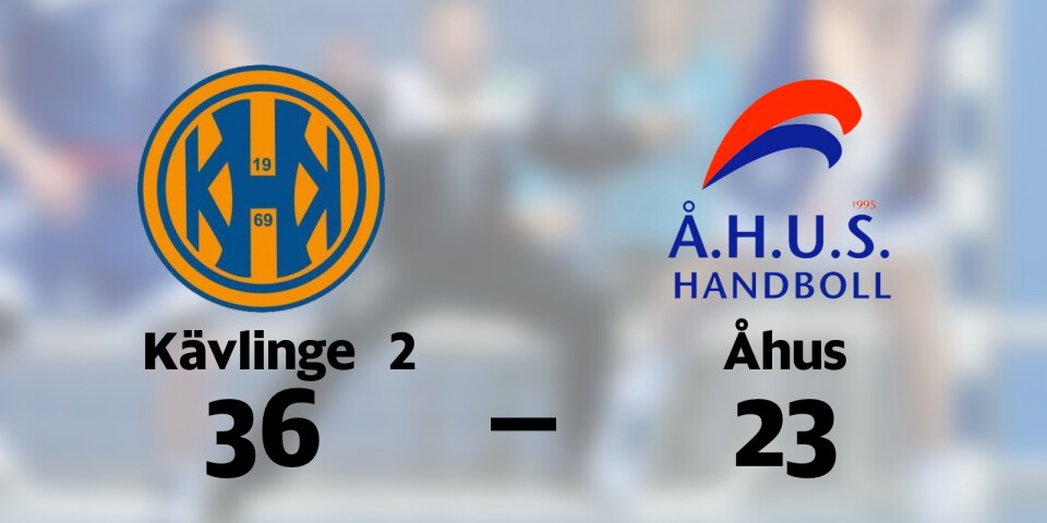 Kävlinge HK vann mot Åhus HB