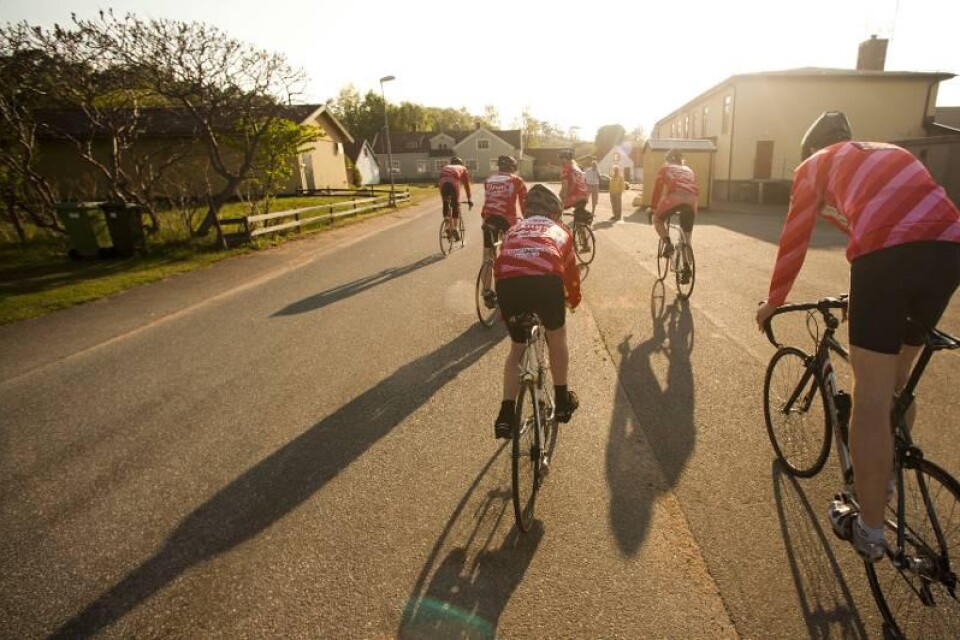 Vittskövlemilen. En torsdag i månaden cyklar man Vittskövlemilen, då är alla välkomna, både tävlingscyklister och motionärer.