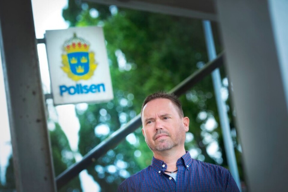 Per Elmberg, ordförande för Polisförbundets avdelning i polisområde Blekinge nordöstra Skåne