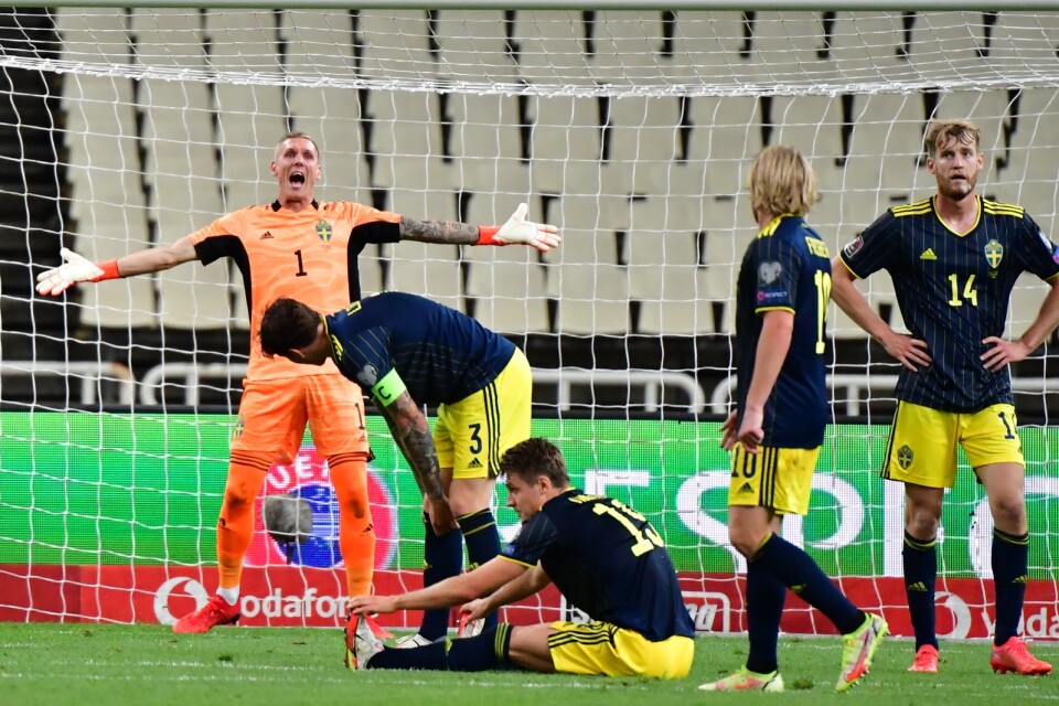 Sverige föll tungt mot Grekland i VM-kvalet.