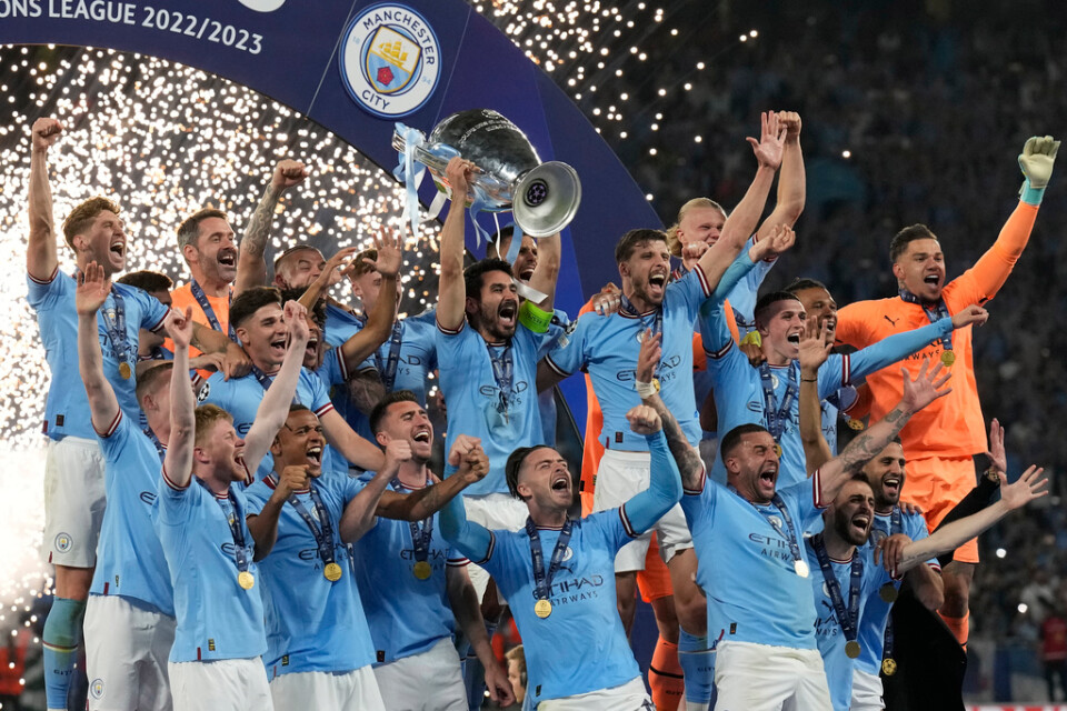 Abu Dhabi-finansierade Manchester City vann Champions League i fjol. Arkivbild.