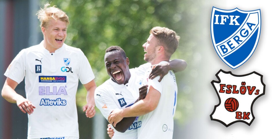 IFK Berga kryssade mot Eslövs BK – se matchen i repris  och höjdpunkter här
