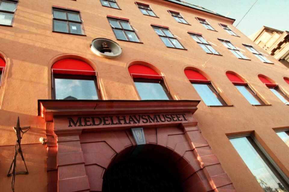 Medelhavsmuseet i Stockholm, där yxorna förvaras. Arkivbild.
