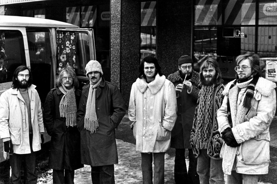Hoola Bandoola Band, 1974. Band som sjöng låten ”Vem kan man lita på?”