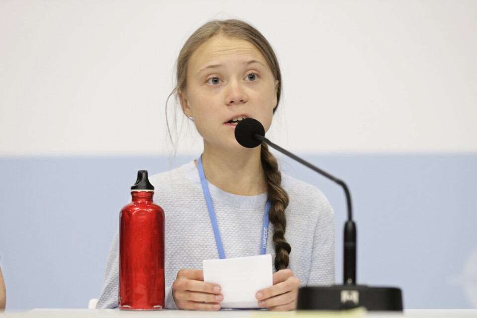 Efter en tumultartad inledning kunde Greta Thunberg och de andra klimataktivisterna i Fridays for future inleda en pressträff vid FN:s klimatmöte i Madrid.