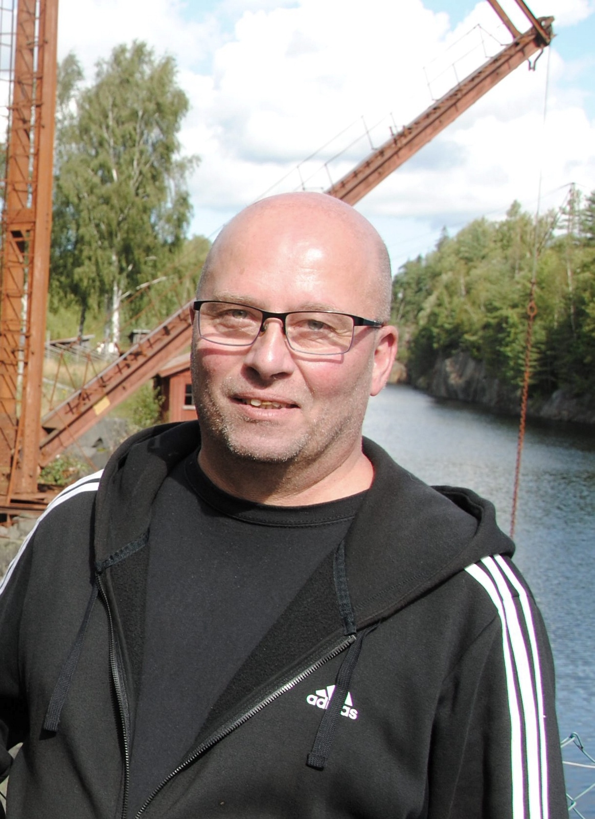Joakim Arvidsson, ordförande i föreningen Svarta Bergen.