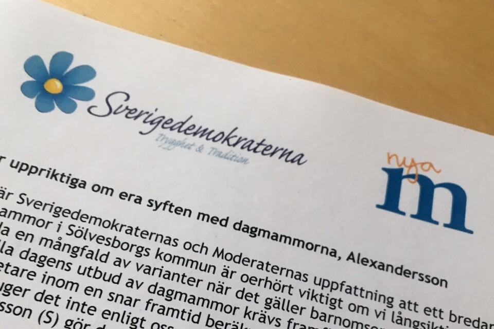 Moderaterna i Sölvesborg vill se ett maktskifte efter valet - skyggar inte för att skapa majoritetsregering med SD.