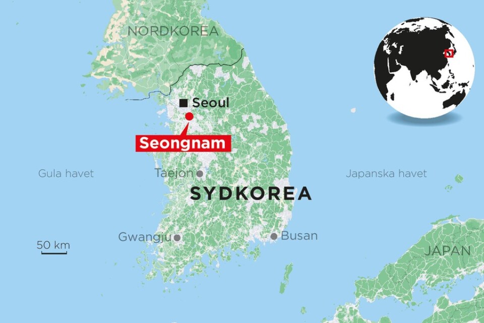 Flera personer har skadats i en knivattack i Seongnam.