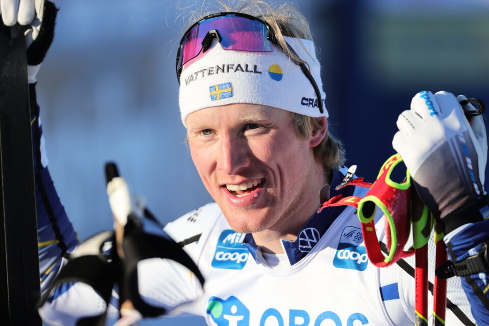 Oskar Svensson vann två sprinttävlingar under säsongen, bland annat här i Ulricehamn. Arkivbild.