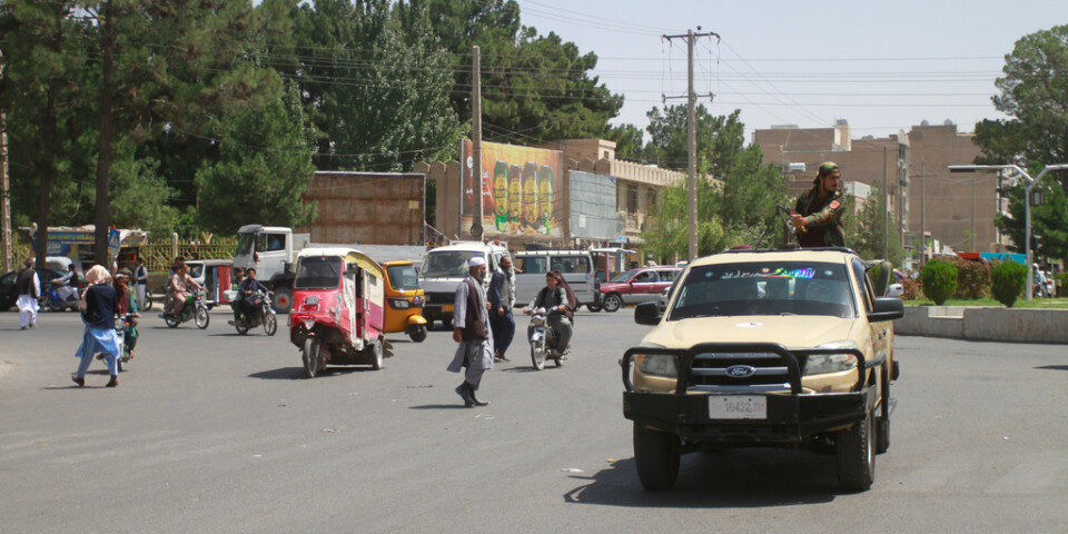 Herat är Afghanistans tredje största stad. Bilden togs i samband med att talibanerna tog över makten i mitten av augusti i fjol.