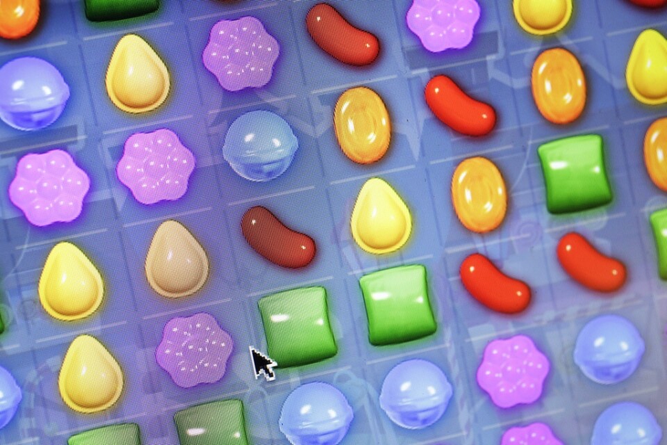 "Candy crush" är ett av spelen som används för att hjälpa den brittiska regeringen att uppmana folk att stanna hemma. Arkivbild.