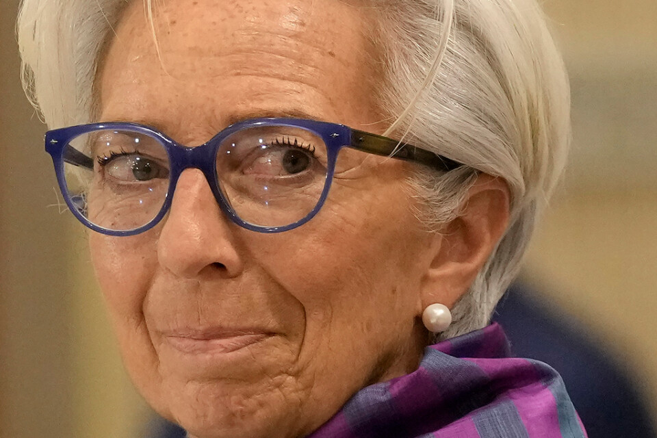 ECB:s chef Christine Lagarde. Arkivbild.