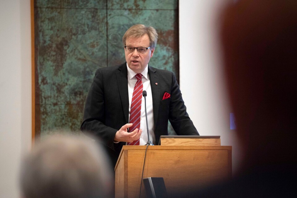 Kommunalråd Per-Ola Mattsson (S) håller med om att ekonomin är dålig, men konstaterar när han börjar uppe i talarstolen på fullmäktige att det finns många mer resultat än ekonomiska.