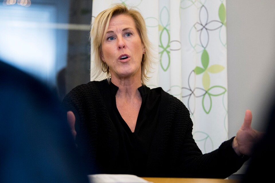 Åsa Fahlén, ordförande i  Lärarnas Riksförbund i Sverige.