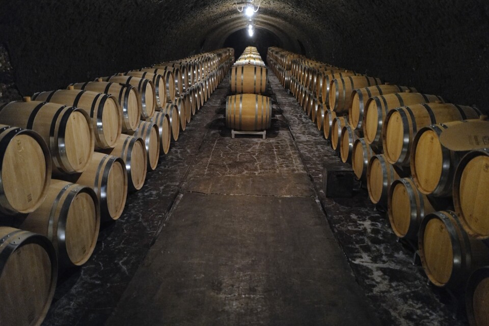 Tomma tunnor väntar på årets skörd i Anselme Selosses vinkällare i Avize.