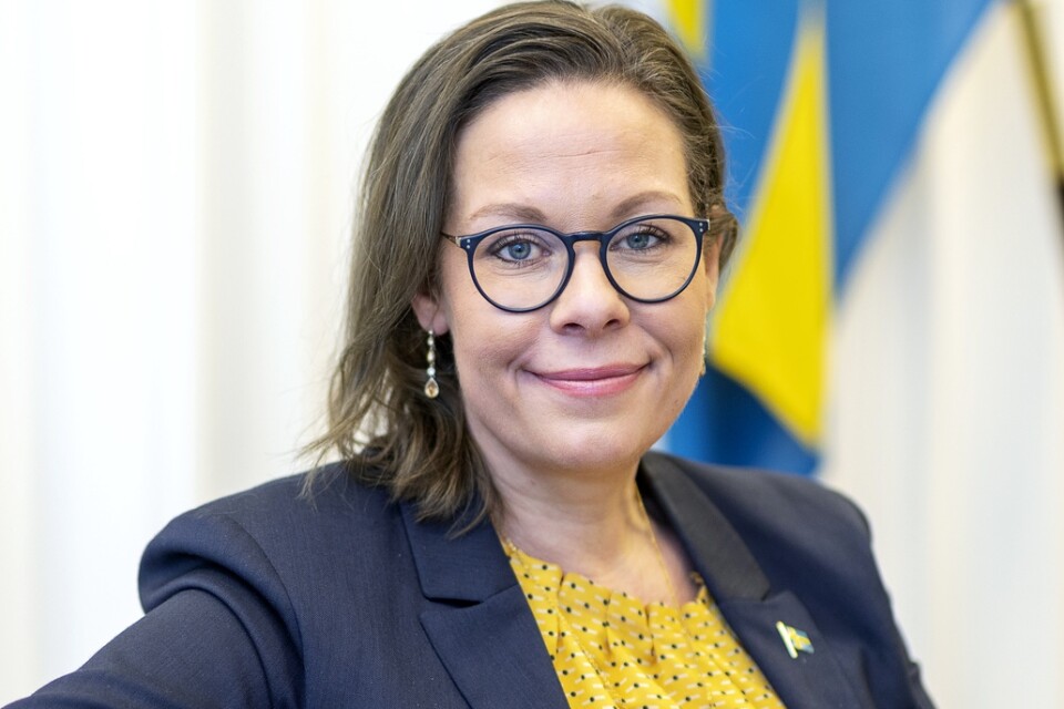 Migrationsminister Maria Malmer Stenergard (M).