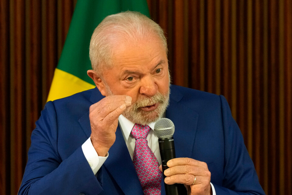 Brasiliens president Luiz Inacio Lula da Silva. Arkivbild.