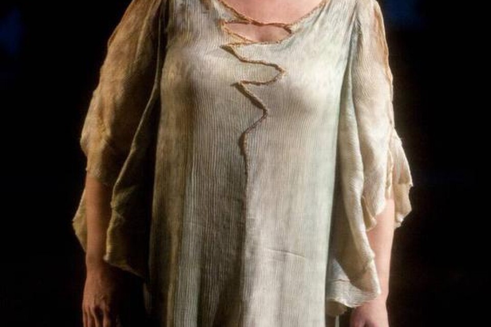 Katarina Dalayman i rollen som Brünnhilde i Wagners Nibelungens ring på Metropolitan i New York. Foto: Metropolitan, Marty Sohl.