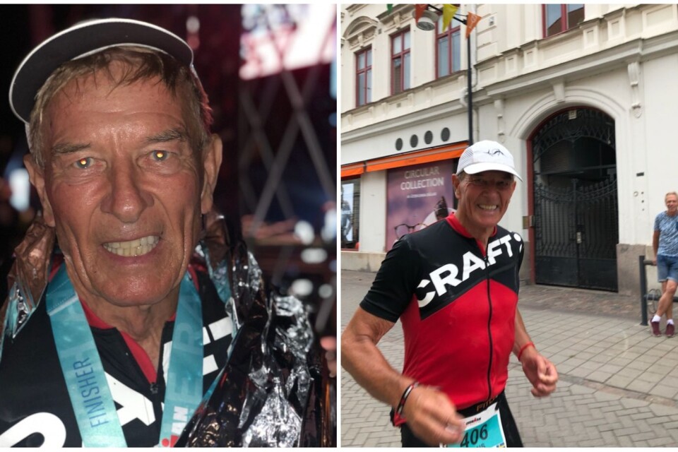 Hans Gerremo under Ironman Kalmar 2022. Foto: Privat