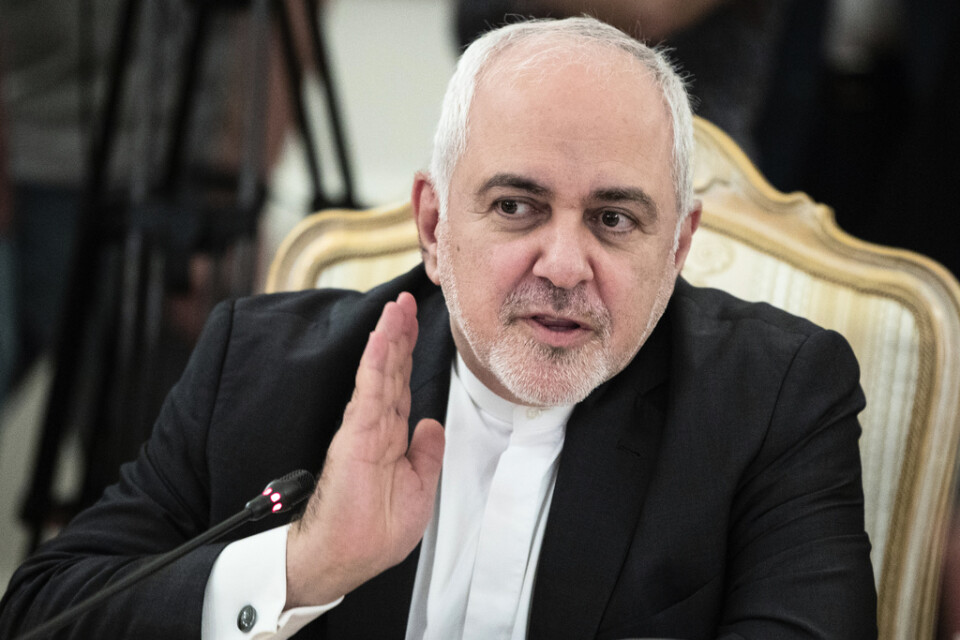 Irans utrikesminister Mohammad Javad Zarif. Arkivbild från september i fjol.