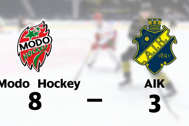 Fördel Modo Hockey efter ny seger mot AIK