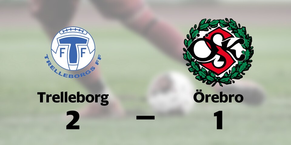 Trelleborg vann hemma mot Örebro