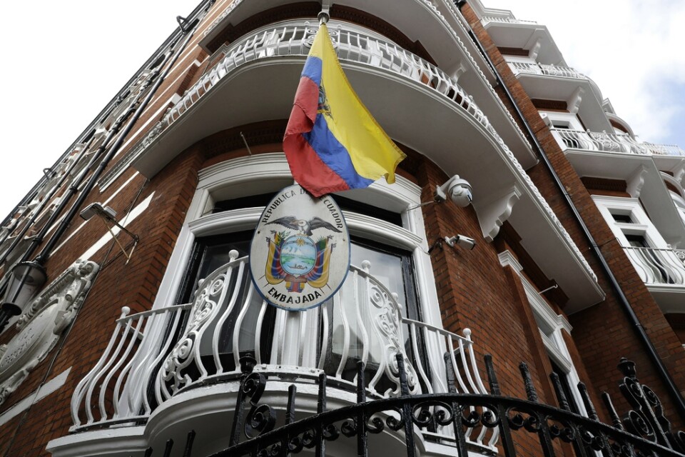 Wikileaksgrundaren Julian Assange bodde på Ecuadors ambassad i London i flera år. Arkivbild.